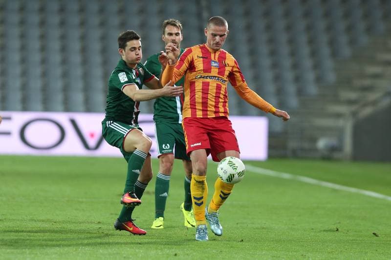 Football. Lotto Ekstraklasa. Korona Kielce - Slask Wroclaw. 17.10.2016