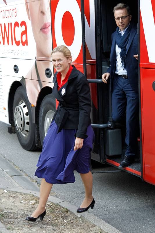 Barbara Nowacka. United Left. Press Conference. 07.10.2015