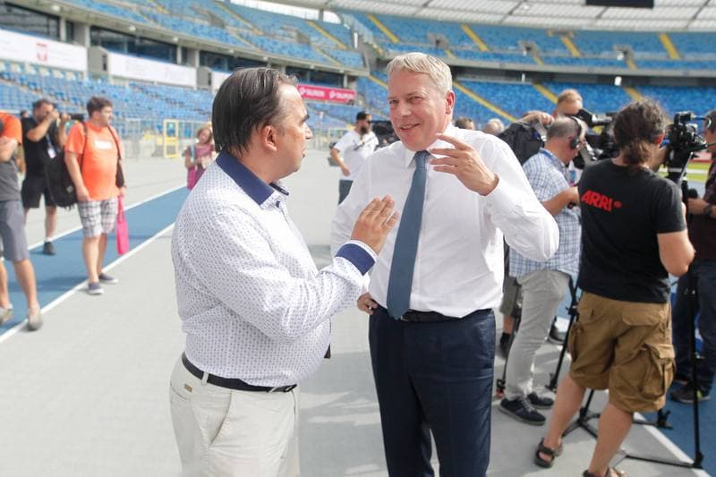 Athletics. Memorial Kamili Skolimowskiej. Press Conference. 21.08.2018