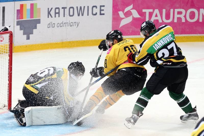 Ice Hockey. Tauron Hokej Liga. Tauron KH GKS Katowice - JKH GKS Jastrzebie. 03.10.2017