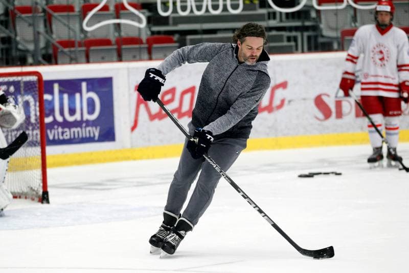 Ice Hockey. Ocelari Trinec. Training. 21.10.2018