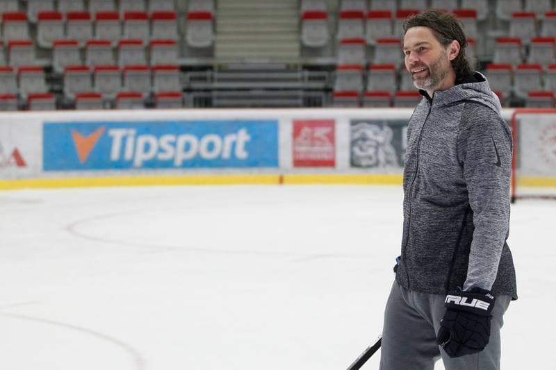 Ice Hockey. Ocelari Trinec. Training. 21.10.2018