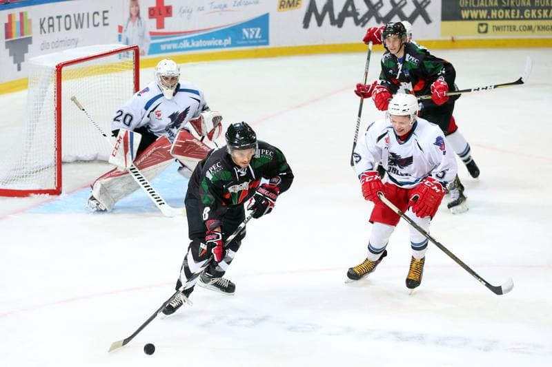 Ice Hockey. Polska Hokej Liga. SMS PZHL Katowice - GKS Tychy. 03.10.2017
