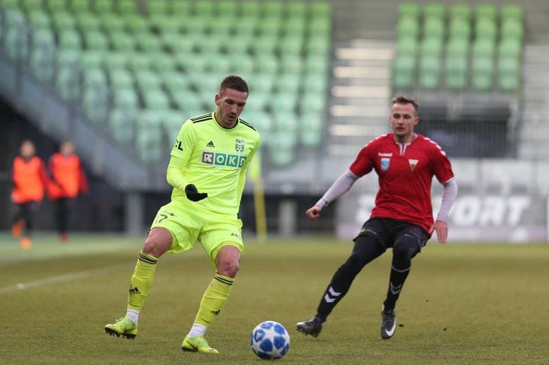 Football. Sparing. MFK Karvina - GKS Tychy. 01.02.2019