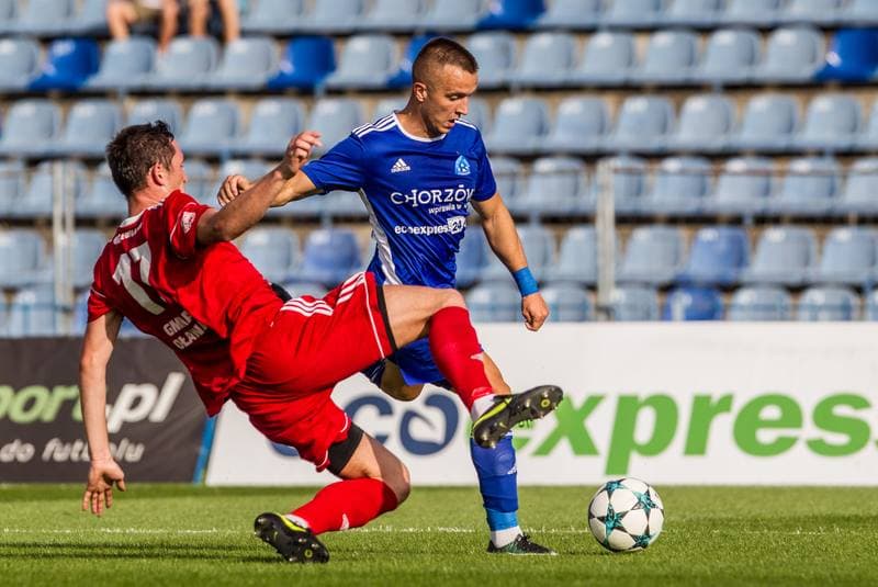Football. III Liga. Ruch Chorzow - Foto-Higiena Blyskawica Gac. 17.08.2019