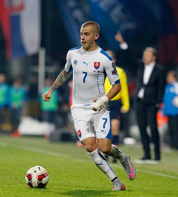 Football. UEFA Euro Qualifiers. Slovakia - Belarus. 09.10.2015