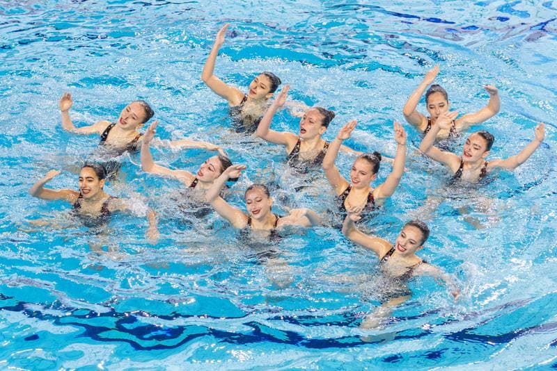 Artistic Swimming. European Games. Team Free Routine Combination. 23.06.2023