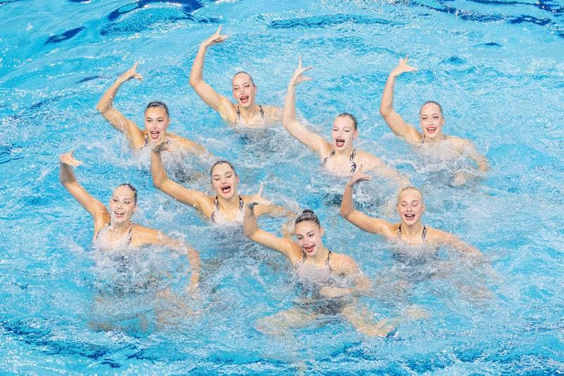 Artistic Swimming. European Games. Team Free Routine Combination. 23.06.2023
