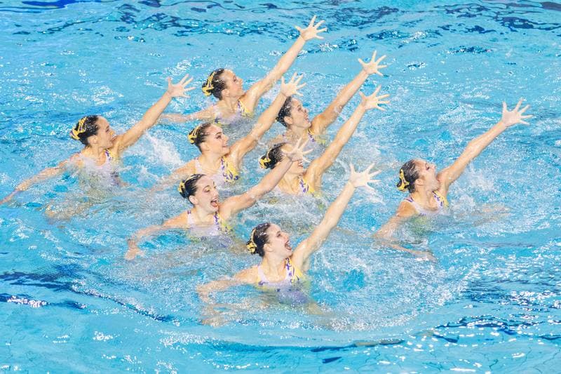 Artistic Swimming. European Games. Team Free Routine Combination. 23.06.2023