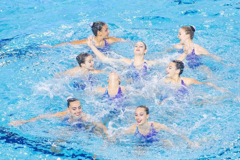 Artistic Swimming. European Games. Team Acrobatic Routine. 24.06.2023