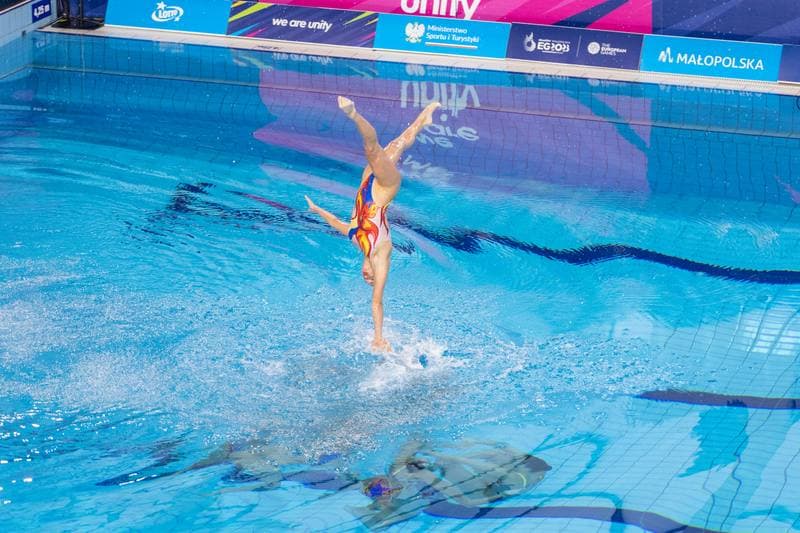 Artistic Swimming. European Games. Team Acrobatic Routine. 24.06.2023