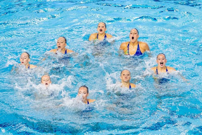 Artistic Swimming. European Games. Team Acrobatic Routine. 24.06.2023