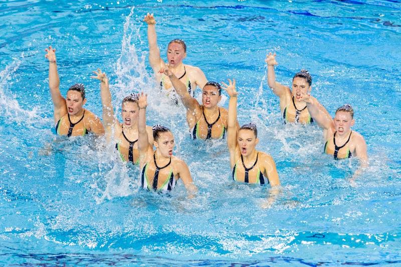 Artistic Swimming. European Games. Team Acrobatic Routine. 24.06.2023