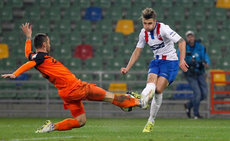 Football. PKO BP Ekstraklasa. Podbeskidzie Bielsko Biala - Zaglebie Lubin. 22.11.2015